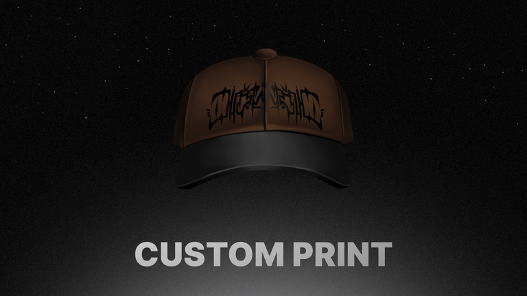 Cap hat print regular with graffiti logo