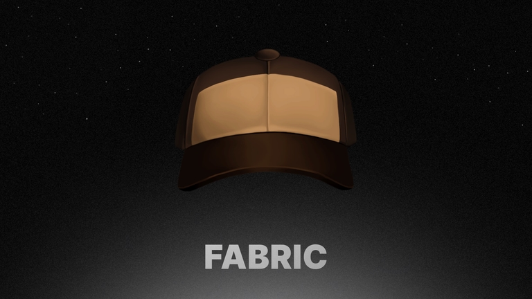 Cap hat fabric