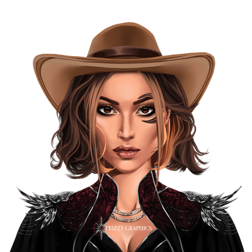 High resolution character image 1