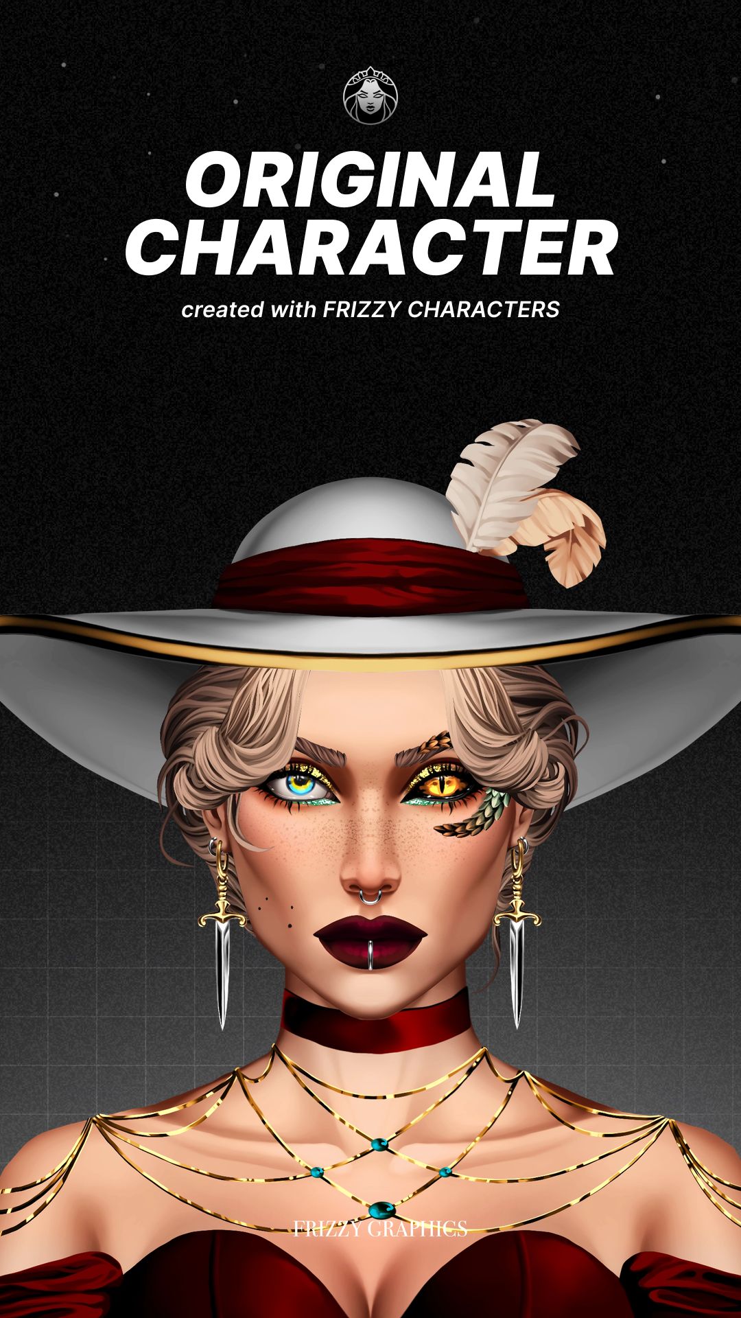 Animated Instagram story with character